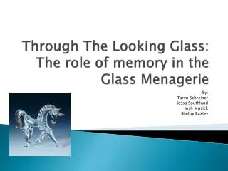 Through The Looking Glass: The role of memory in the Glass Menagerie