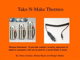 Take-N-Make Thermos