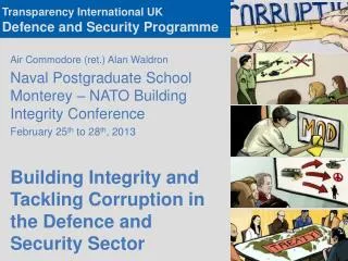 Transparency International UK Defence and Security Programme