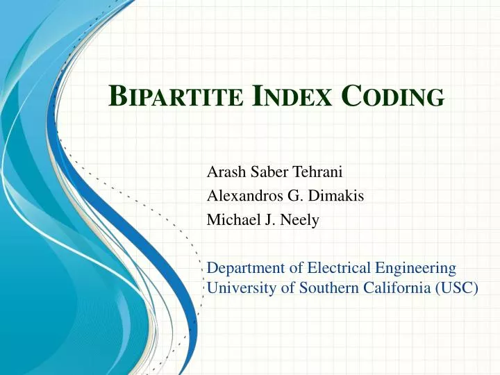 bipartite index coding