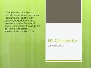 HS Geometry