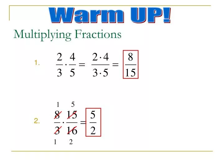 multiplying fractions