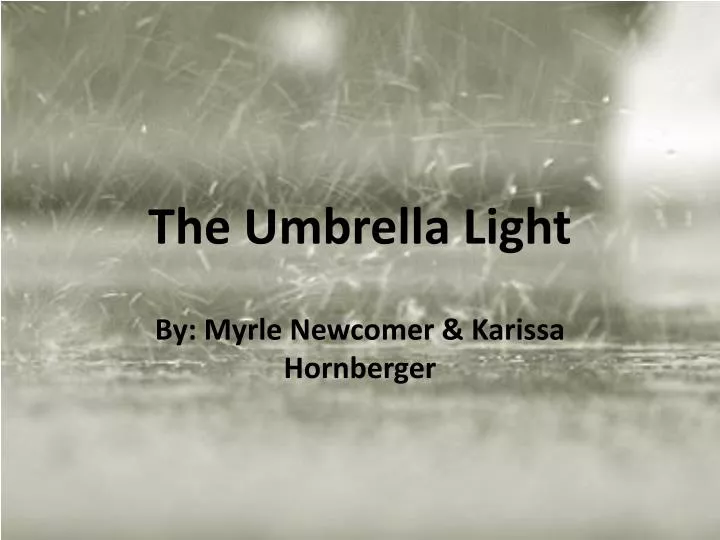 the umbrella light