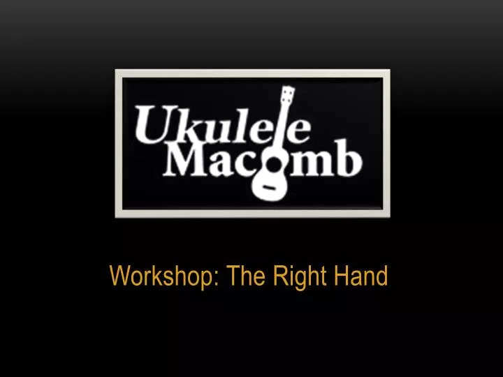 workshop the right hand