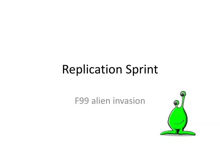 replication sprint