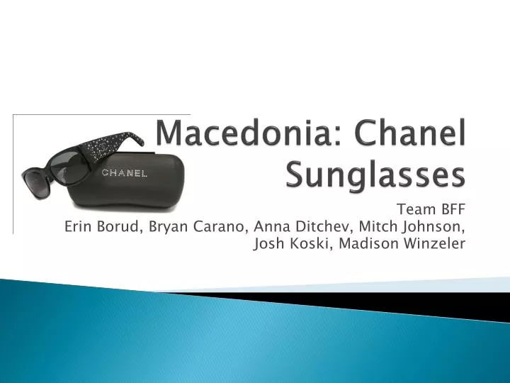 macedonia chanel sunglasses