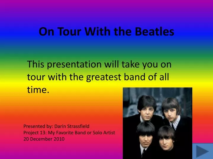 on tour w ith the beatles