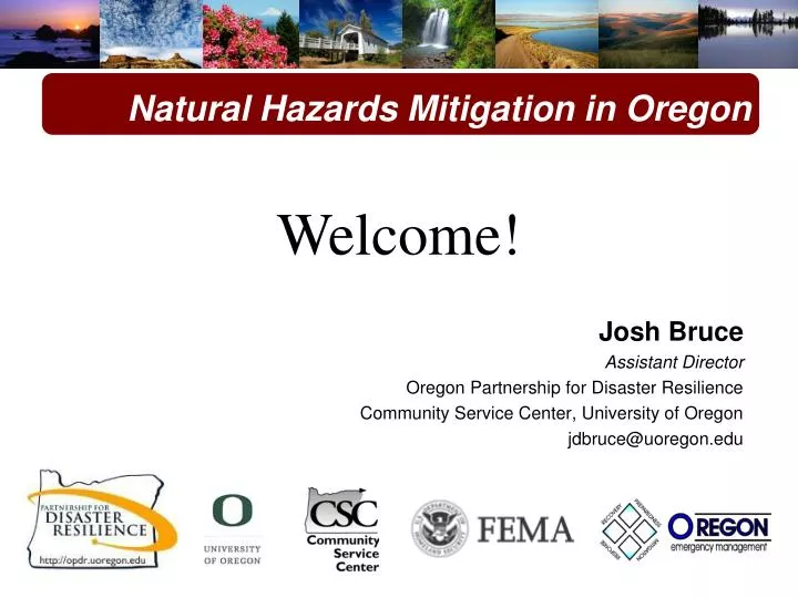natural hazards mitigation in oregon