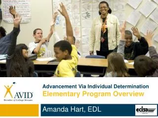 Advancement Via Individual Determination Elementary Program Overview