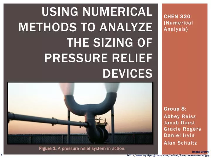 using numerical methods to analyze the sizing of pressure relief devices
