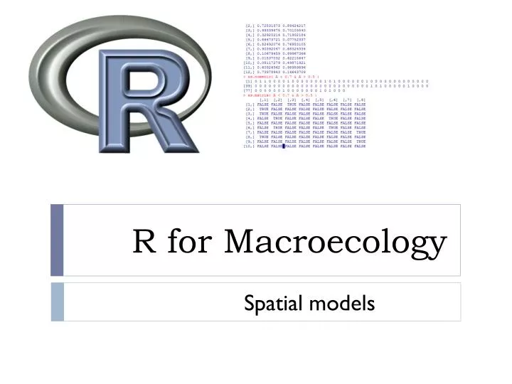 r for macroecology