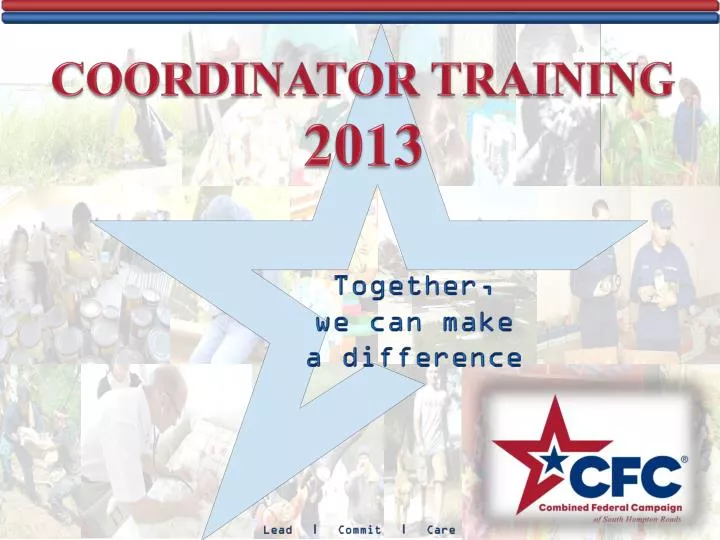 coordinator training 2013