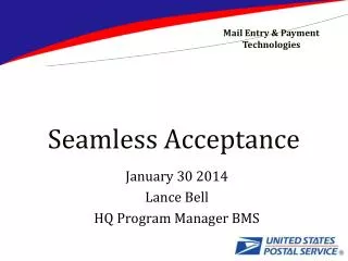 Seamless Acceptance