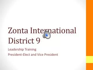 Zonta International District 9