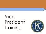 Vice President Training - slide 1