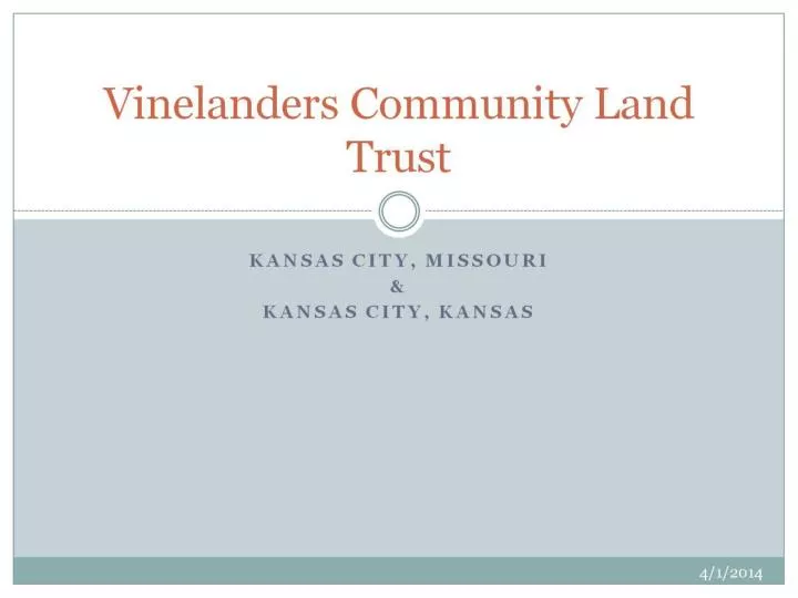 vinelanders community land trust