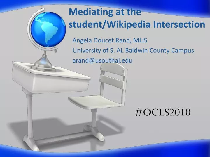 mediating at the student wikipedia intersection