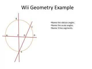 Wii Geometry Example