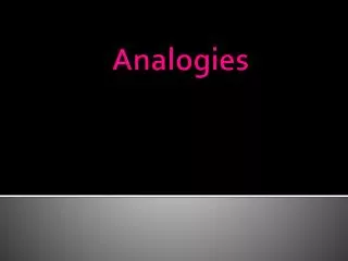 analogies