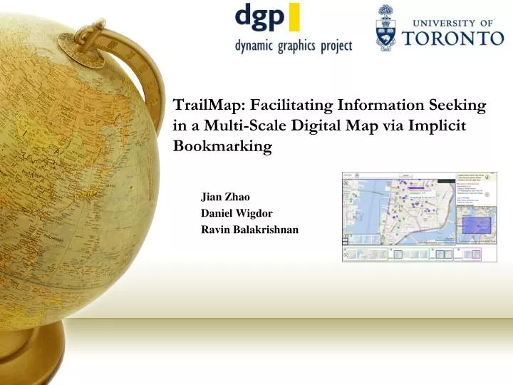 trailmap facilitating information seeking in a multi scale digital map via implicit bookmarking