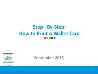 Step –By-Step: How to Print A Wallet Card