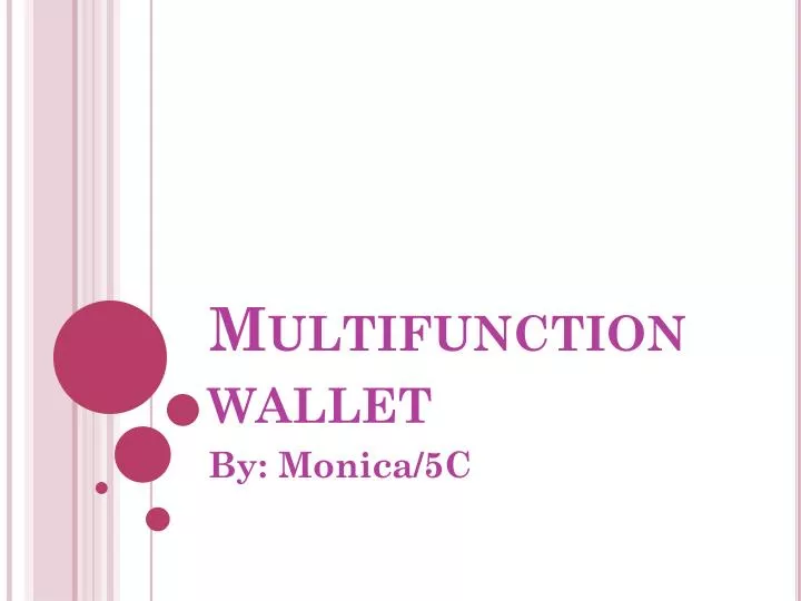 multifunction wallet