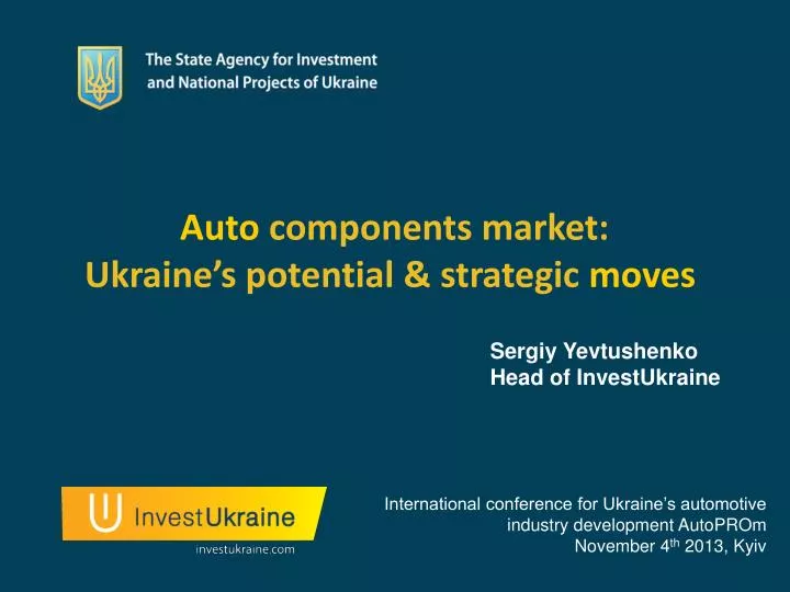 auto components market ukraine s potential strategic moves