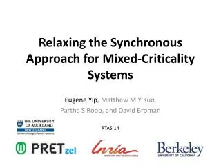 Relaxing the Synchronous Approach for Mixed-Criticality Systems