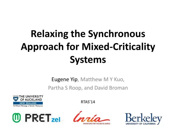 relaxing the synchronous approach for mixed criticality systems
