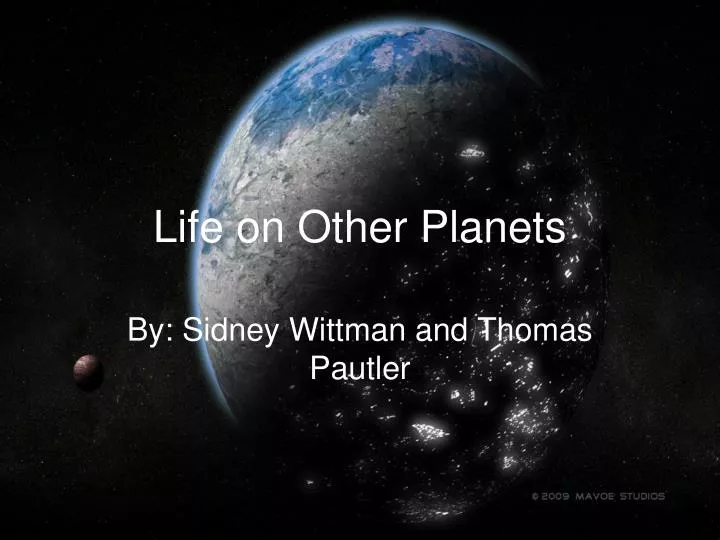 life on other planets