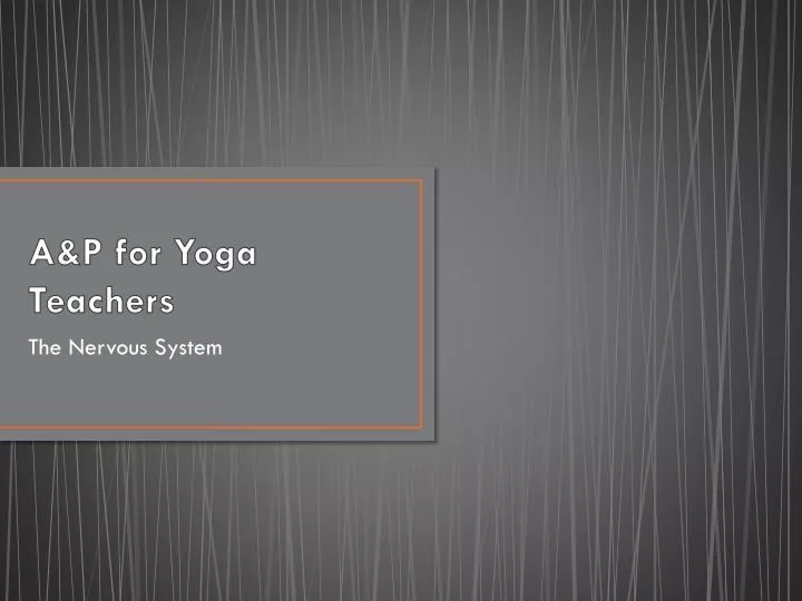 a p for yoga teachers