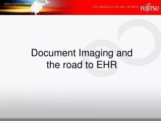 Document Imaging and the road to EHR
