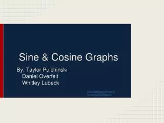 Sine &amp; Cosine Graphs