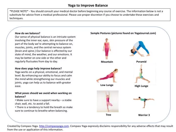 yoga to improve balance