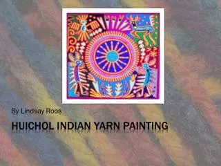 Huichol Indian Yarn painting
