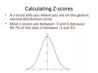 Calculating Z-scores