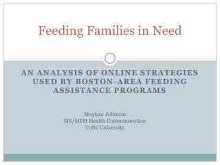 Feeding Families in Need