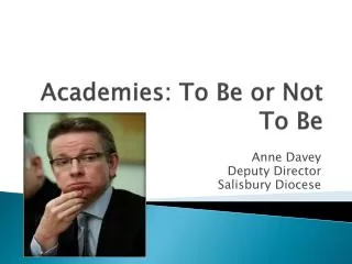 Academies: To Be or Not To Be