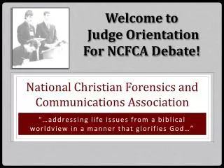 National Christian Forensics and Communications Association