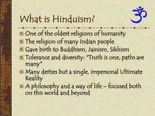 What is Hinduism?