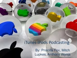 iTunes iPods Podcasting