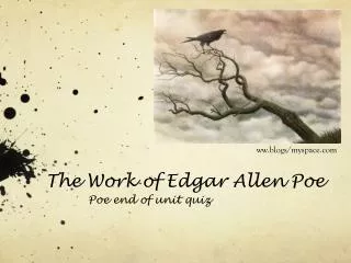 The Work of Edgar Allen Poe