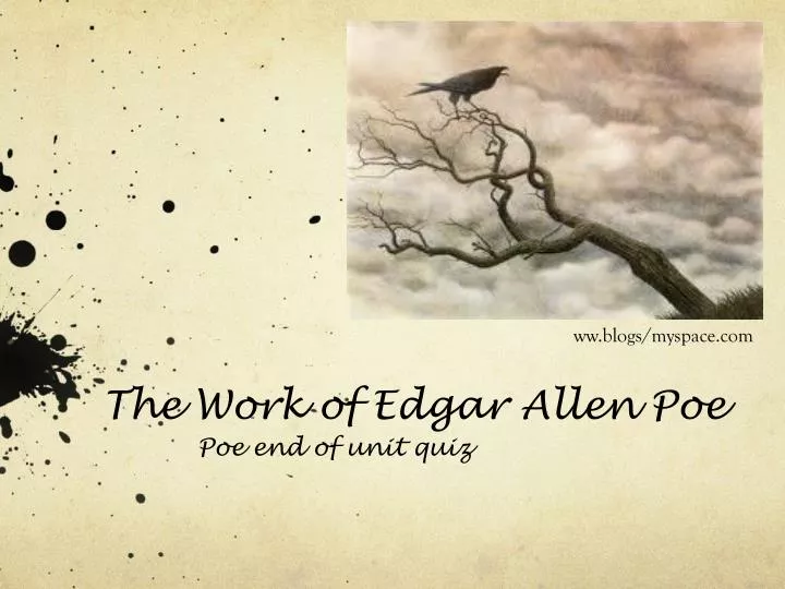 the work of edgar allen poe