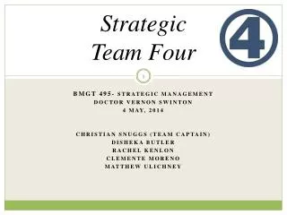 Strategic Team Four