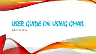 User Guide on using Gmail