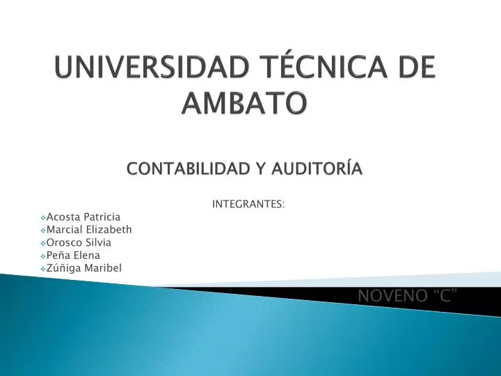 universidad t cnica de ambato contabilidad y auditor a