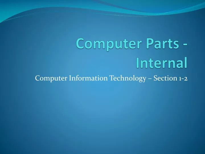 internal computer parts