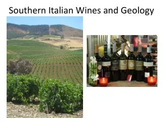 Southern Italian Wines and Geology
