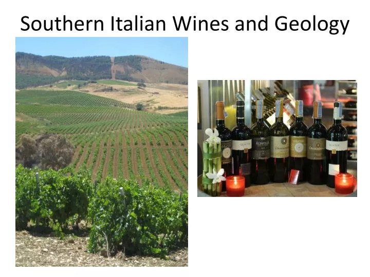 southern italian wines and geology