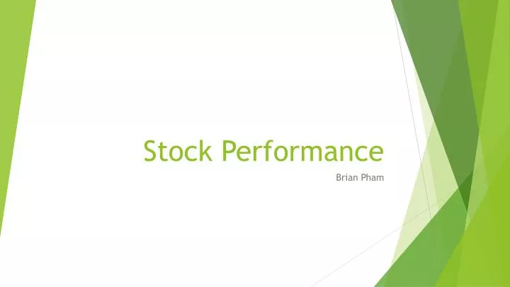 stock performance